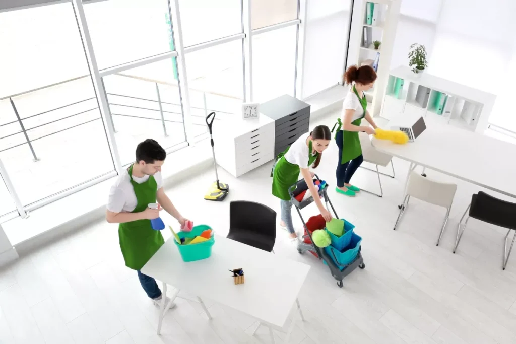 Modern villa cleaned by villa cleaning services experts